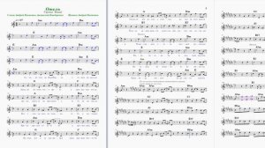 Отель - Нэнси (ноты для синтезатора;  версия для транспонирования в конце видео)