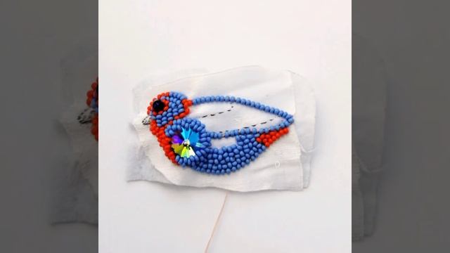 Брошь Птичка МАСТЕР КЛАСС / Beaded Bird Brooch Tutorial / Брошь птица своими руками / DIY смотреть онлайн