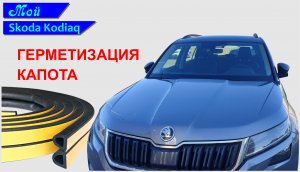 Как избавиться от грязи под капотом? Герметизируем капот SKODA KODIAQ