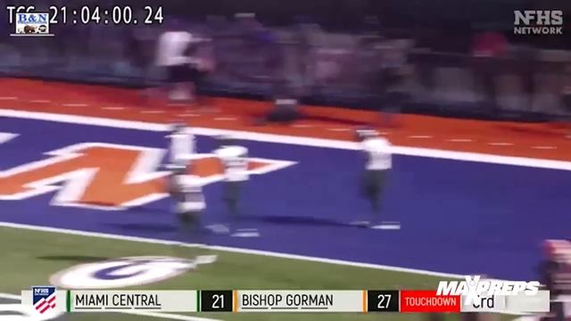 ?? #2 BISHOP GORMAN VS #6 MIAMI CENTRAL GOES DOWN TO THE WIRE IN THE GAME OF THE YEAR SO FAR ?? смотреть онлайн