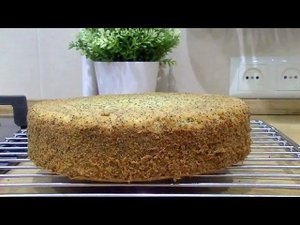 Маковый бисквит. Пошаговый рецепт.