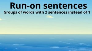 Run-on Sentences for Kids