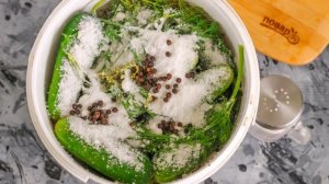 Малосольные огурчики по бабушкиному рецепту