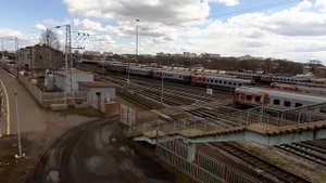 Киров. Железнодорожный вокзал с высоты. Посмотрите, куда вы прибудете, если приедете к нам в гости