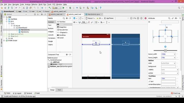 8 - Bottom navigation bar and constraintLayout in Android Studio смотреть онлайн