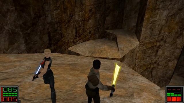 Star Wars Jedi Knight: Dark Forces II - (Level 16) Sariss - Jedi Battleground смотреть онлайн