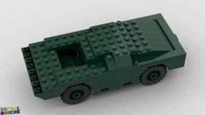 Lego military MOC BRDM 2 speed building instruction