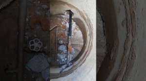 Прокол грунта для водопровода.