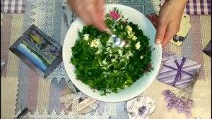 Вкусный и Быстрый САЛАТ с ОГУРЦОМ, ЯЙЦОМ и ШПИНАТОМ