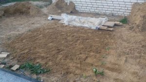 Строительство кирпичного погреба и сарая в 2018 году.