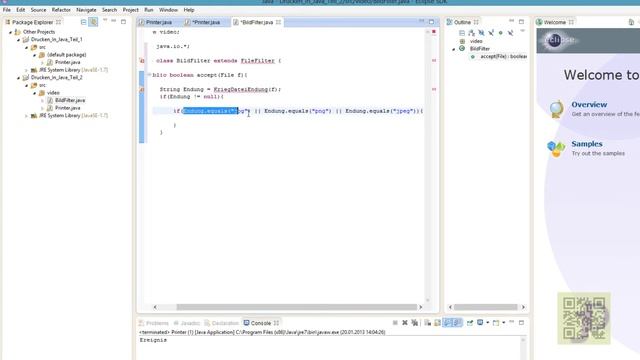 Java Quick Coding - Bilder drucken und Dateiexplorer [#004] (German) [HD] смотреть онлайн