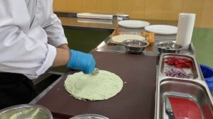 Мастер класс по приготовлению рулета из мексиканской лепешки