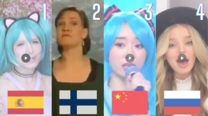 Ievan polkka different countries | Who sang it better | ievan polkka remix