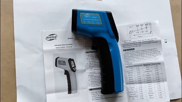 Очередная посылка. Инфракрасный пирометр с Aliexpress. Benetech GM-321.Тесты. смотреть онлайн