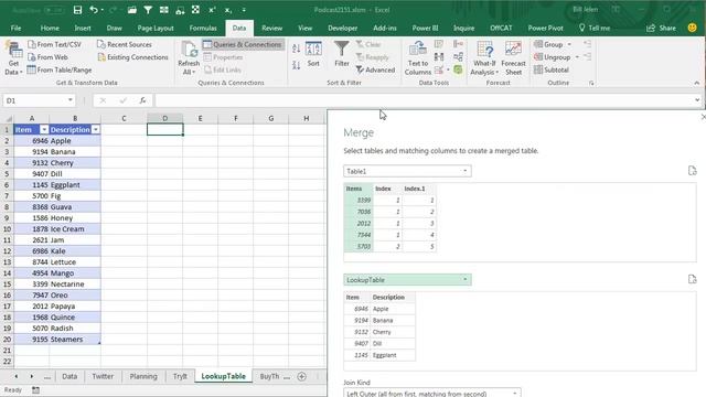 Excel - Master Power Query: VLOOKUP with Line Feeds in Excel and then TEXTJOIN! - Episode 2151