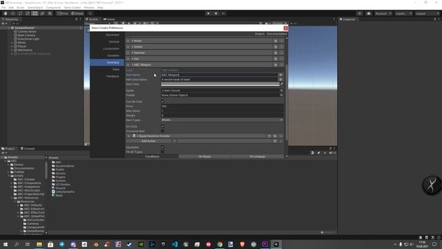 Game Creator + ABC Basics 05 - Inventory Module Integration, Item Creation, Inventory UI + explaine смотреть онлайн