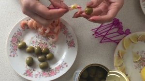 Простые рецепты // Канапе на шпажках