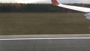 Посадка аэропорт Красноярск (Емельяново) Boeing 737-800 NG Аэаофлот.