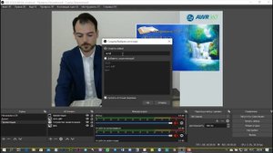 OBS Studio Веб камера и презентация PowerPoint