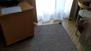 Завтрак в Арт-отеле "Украина", г. Севастополь. Красивые картины. Холл отеля. Сквер