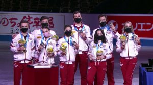 Сборная России впервые в истории выиграла командный Чемпионат мира по фигурному катанию