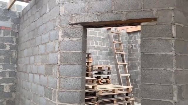 Дом из керамзитобетонных блоков.