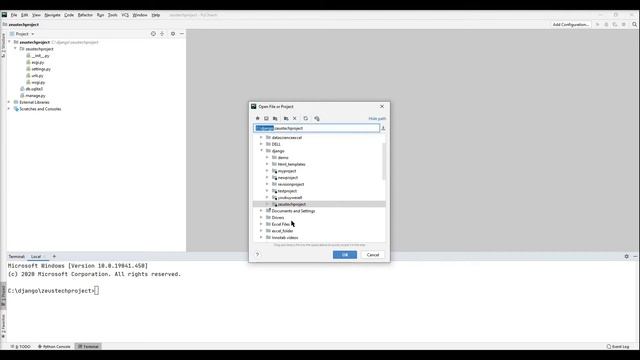 How to make your first Django Site in Pycharm.