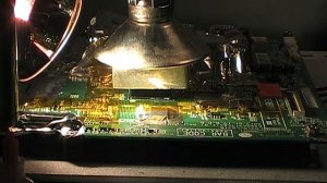 Пайка BGA. Плата ТВ LG. Часть 1. Снимаем чип.