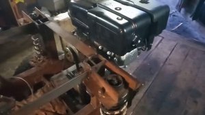 Минитрактор испытание нового сцепление#1