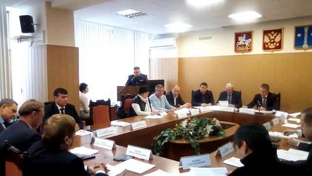Доклад начальника полиции В. Зверева.