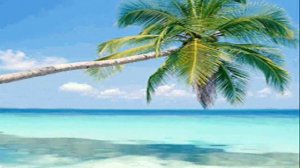 Море, пальмы, шум прибоя и волны