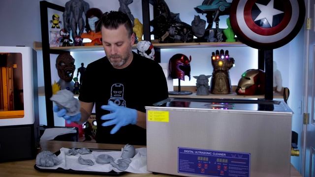 HUGE Ultrasonic Cleaner for my Large Resin 3D Printers! смотреть онлайн