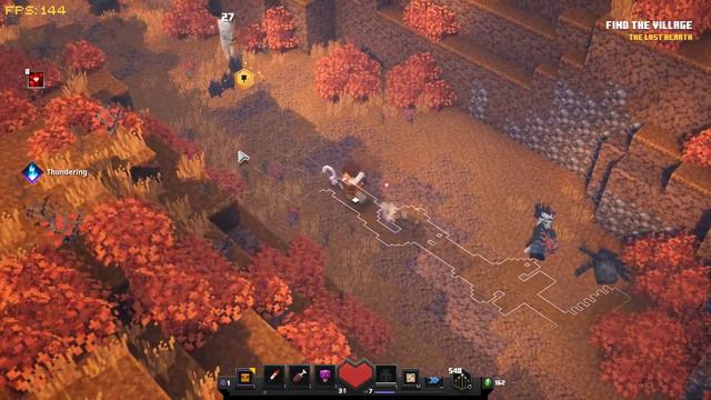 Minecraft Dungeons Beta | Looting Unique Gear! [E03] смотреть онлайн