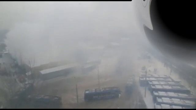 Пожар в 1 троллейбусном парке филиал центральный ГУП "МОСГОРТРАНС" смотреть онлайн