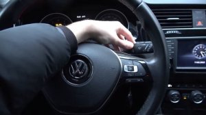 Как включить передние стеклоочистители в автомобиле VOLKSWAGEN Golf 7 / VOLKSWAGEN Golf 7
