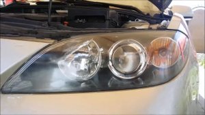 Полировка фар Mazda 3