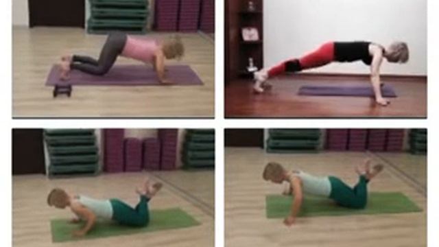 фитнес онлайн | отжимания | Поля Корвич смотреть онлайн