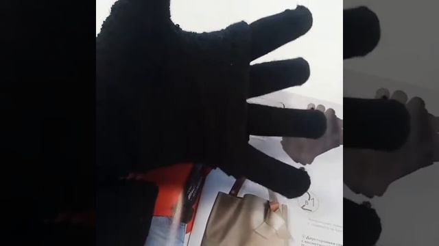 Перчатки-митенки 2 в 1