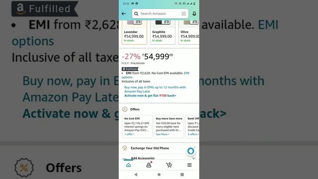 Samsung Galaxy S21 FE 5G (Lavender, 8GB, 128GB Storage) https://amzn.eu/d/fpWseJh смотреть онлайн