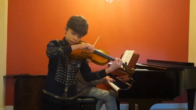 Венявский Скерцо-Тарантелла, Миша Андреев, скрипка. Wieniawski Scherzo-Tarantelle, Misha Andreev, 1 смотреть онлайн