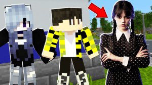 Экстремальные прятки от УЭНСДЕЙ АДДАМС в майнкрафт ! WEDNESDAY ADDAMS MINECRAFT