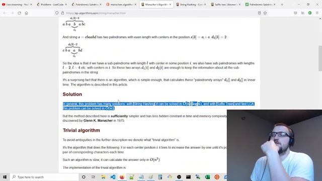 Palindromic Substrings, Medium, Java, LeetCode смотреть онлайн