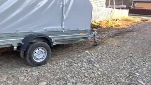Опорная нога на легковой прицеп своими руками