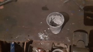 Притирочная паста, самодельная с гранитно мраморной пыли