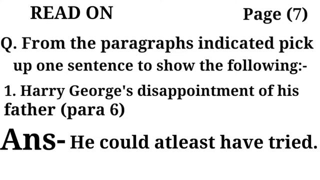 Solved question answers of Scert English  Class 6 Lesson One My dad is really Great - Lois Osborn