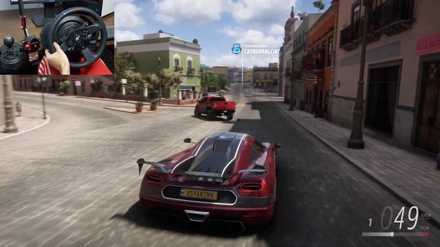 Koenigsegg Agera RS - Forza Horizon 5 | Thrustmaster T300RS Gameplay смотреть онлайн