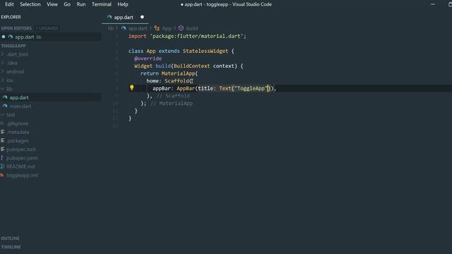 how to use flutter toggle widget смотреть онлайн