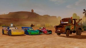 Франческо Бернулли проходит "Уровень Допуска 5" в игре "Тачки 2" (Xbox 360)