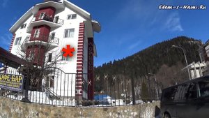 Часть1. Поселок Домбай. Как далеко гостиница от канатки.