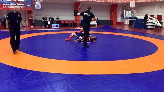 СФО По Панкратиону г Новосибирск второй поединок,удушающий приём. смотреть онлайн